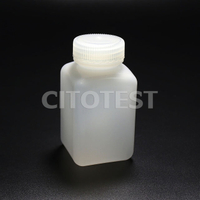 Wide-mouth Square Bottle, HDPE Material